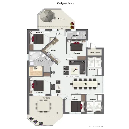 Tatil Evi Strandblick - Dorf 1 01